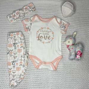 BABY SET- CHICK PEA 🤍 0-3 months 🎀